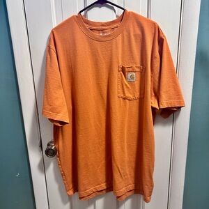 Carhartt Men's Short Sleeve Tee in Orange XL